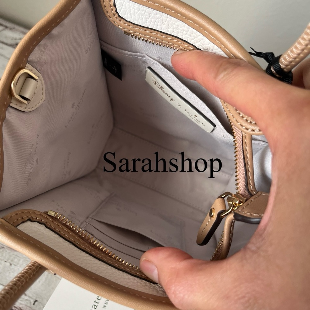 ♠️Kate Spade Ella Disney X KSNY Chip N Dale Mini Tote - Picture 10 of 13